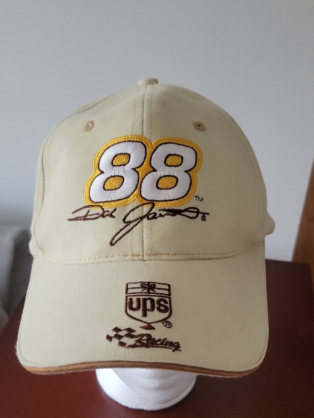 Winners Circle Nascar UPS 88 Hat Tan Vintage Y2K